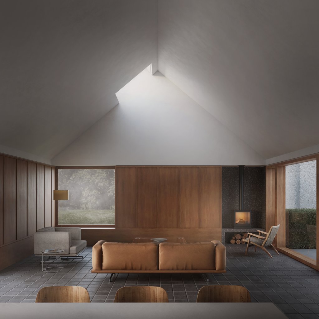 Hearth-Lobby House